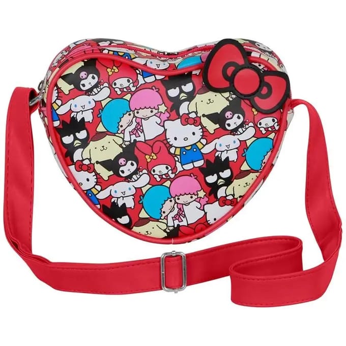 Schoudertas voor vrouwen Karactermania Hello Kitty Friends Hearts