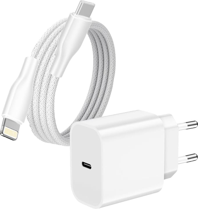 Oplader geschikt voor iPhone, iPad met Lightning naar USB C Kabel 1 Meter - Snel Oplader