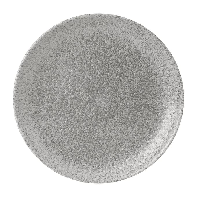 Churchill Raku Jasper Grey Evolve Coupe Bord 22cm (12 stuks)
