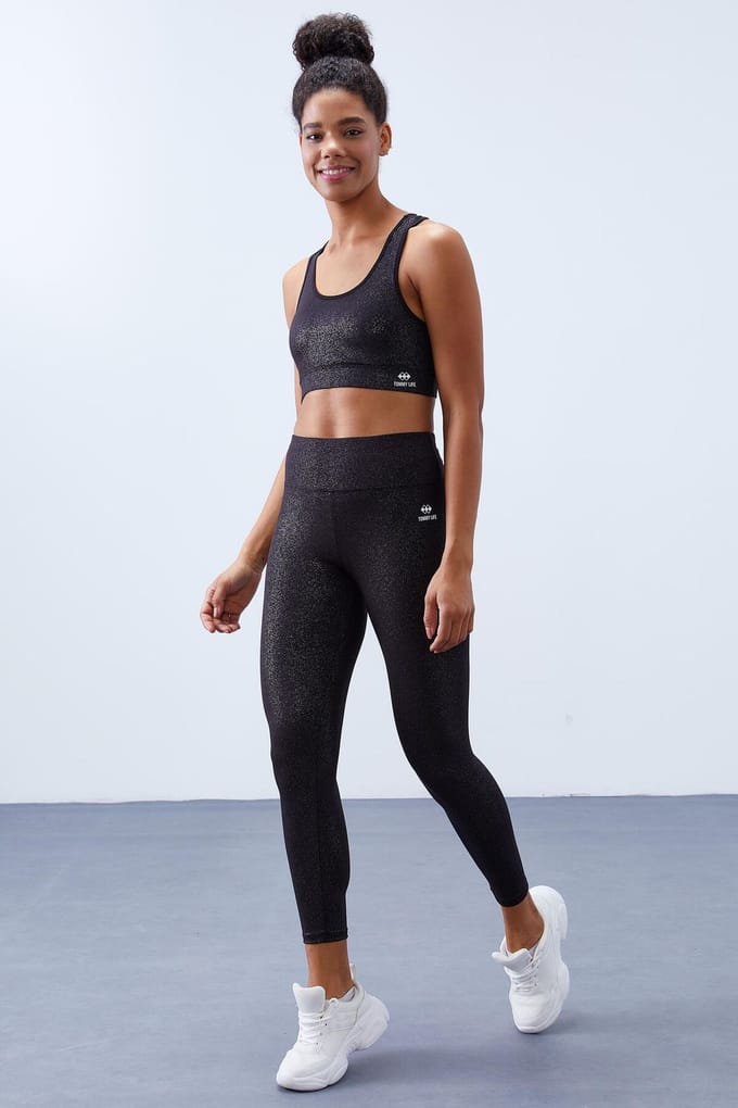 Mouwloos Activiteiten Set Met Hoge Taille Leggings
