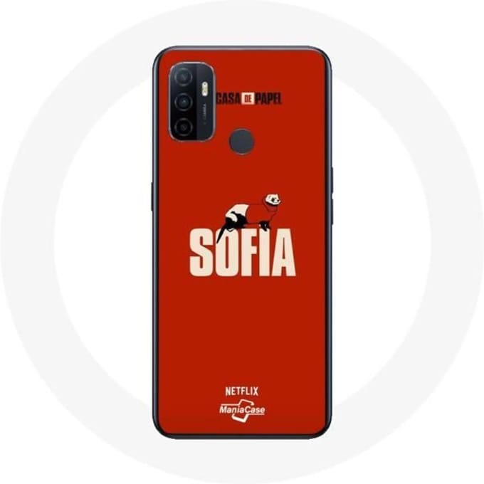 Oppo A53 hoesje The House of Paper Sofia Art
