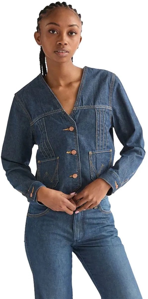 Wrangler Bolero Slim Fit Spijkerjas Blauw M Vrouw