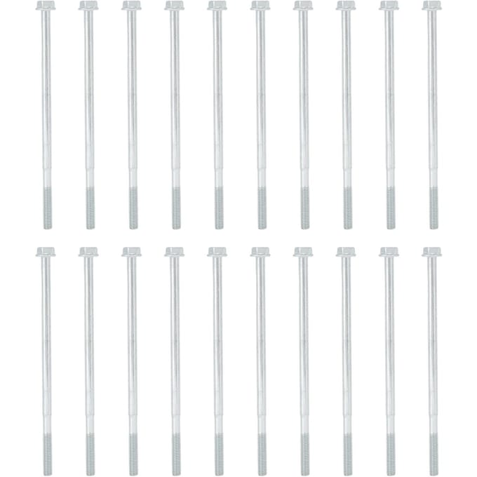 20 stuks Lange Zeskantbout Flens Platte Kop Schroef Vervanging M6x135 Generator Hardware Fittingen