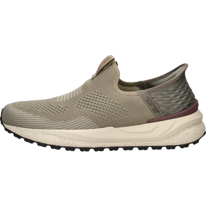 Skechers Bogdin Sneakers taupe Textiel - Heren