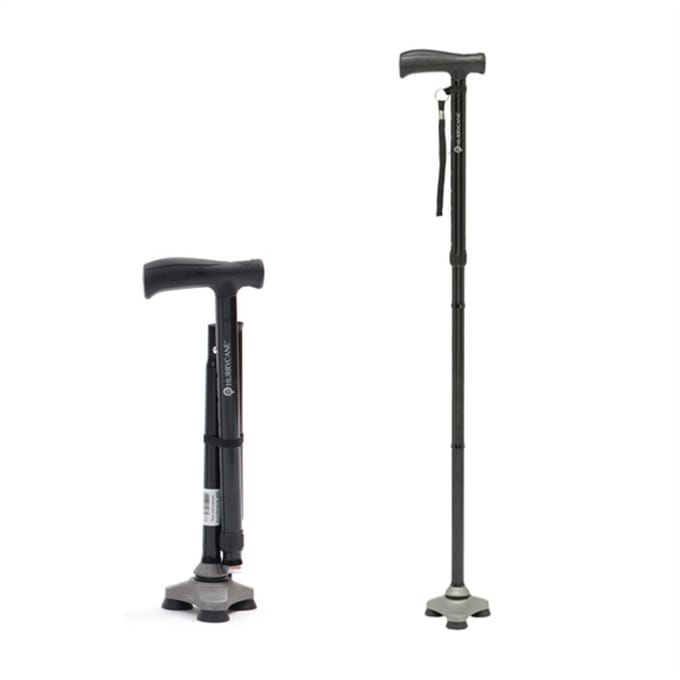 Opvouwbare Wandelstok Hurrycane Zwart