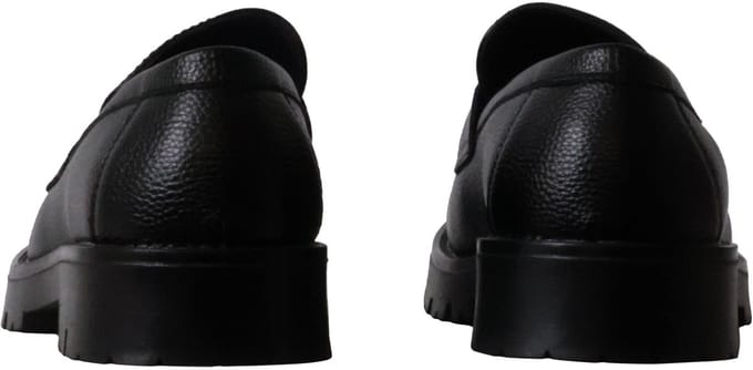 Lage leren mocassin