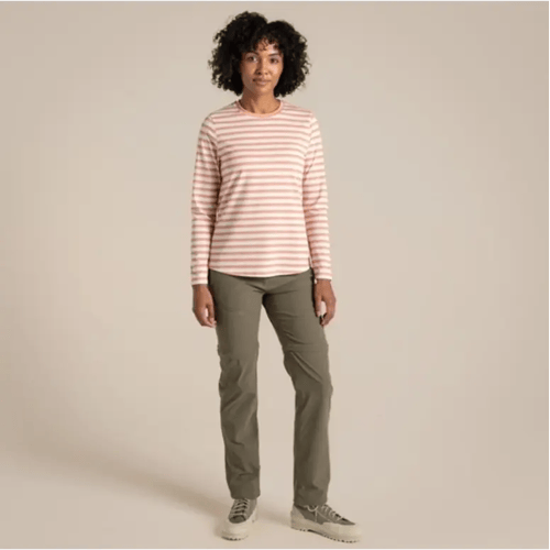 Craghoppers NosiLife Akona LS Top Dames (Maat - 12, Kleur - Clay Stripe)