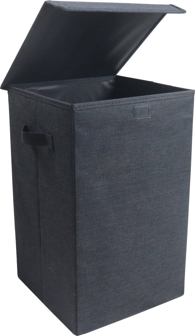 Wasmand Stoffen wasbox Waskist Wasbox Stoffen box Deksel Dreso M