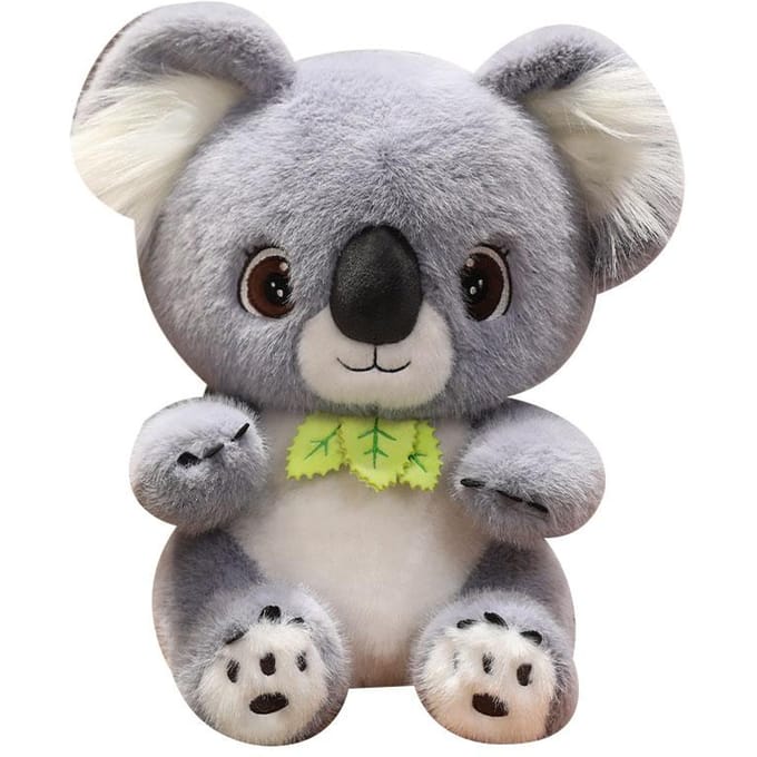 35-55CM Gigantisch Schattige Koala Pluche Speelgoed Gevuld Levensgetrouw Dier Koala Pop Kamer Decoratie Kussen Kerstmis Verjaardagscadeau 45cm