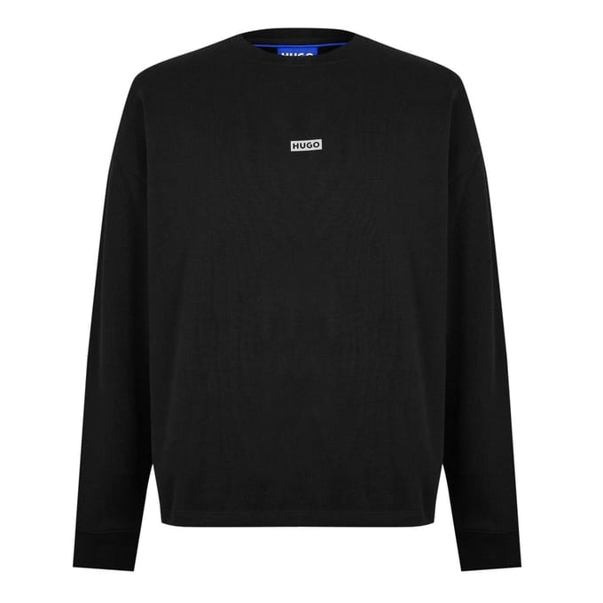 Hugo Heren Logo Sweatshirt (Zwart)