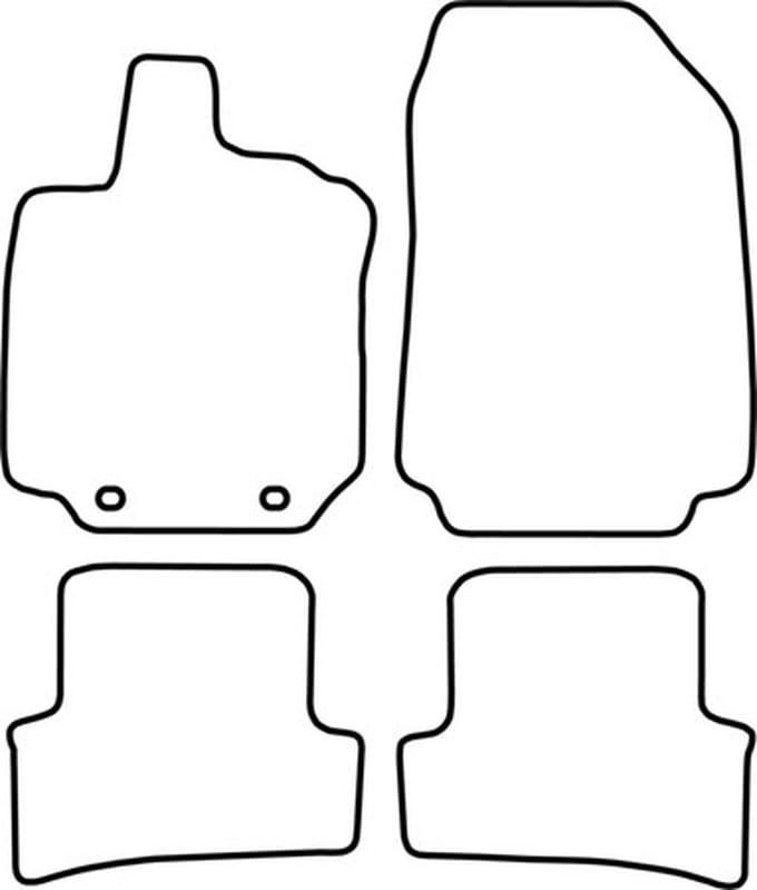 Automatten | Mattenset Renault Clio - 2005 - 2013