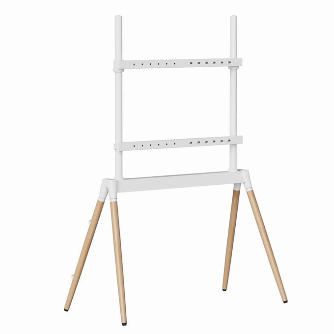 Gembird TV Vloerstandaard 55-86 inch Wit Hout