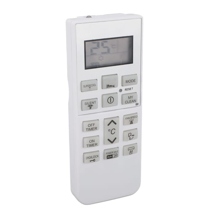 Télécommande de climatiseur Compacte Portable AC Télécommande pour RAU412KWEAB RAU318KWEAB white