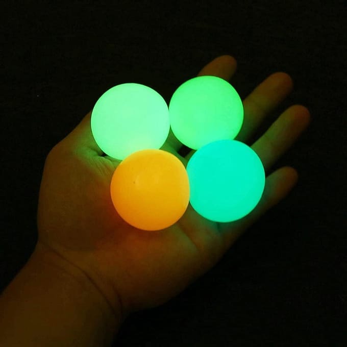 Sticky Balls - 4 stuks - Groen