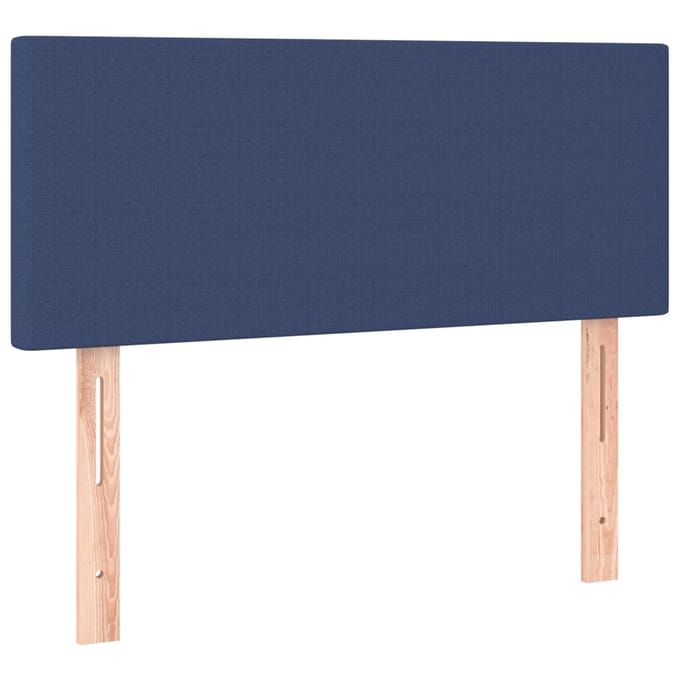 vidaXL - Hoofdbord - 90x5x78/88 - cm - stof - blauw