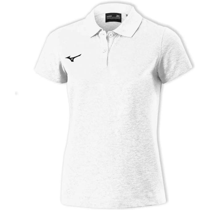 Mizuno Shizuoka Korte Mouw Poloshirt Wit M Vrouw