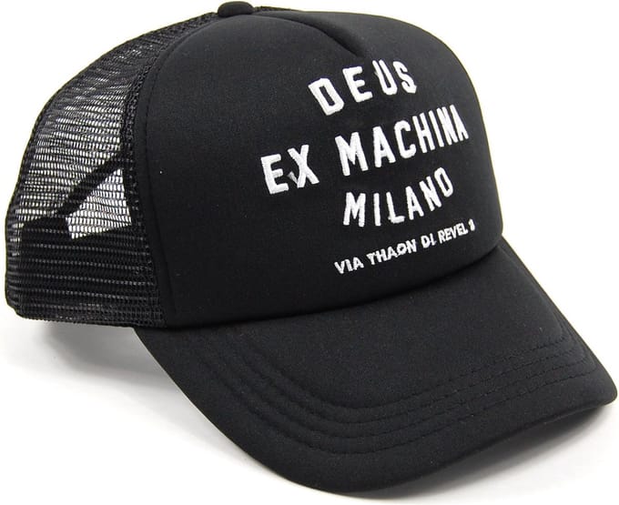 DEUS Trucker cap Milano Address - Black