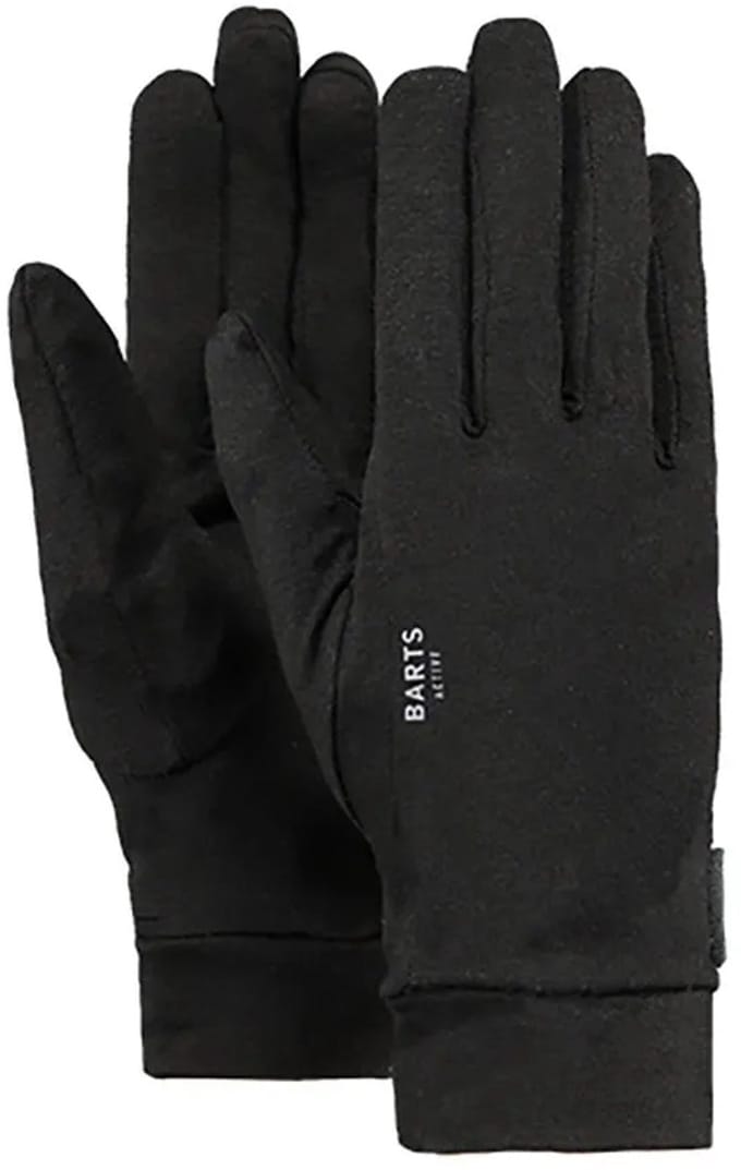 Barts Silk Liner Handschoenen Zwart L-XL