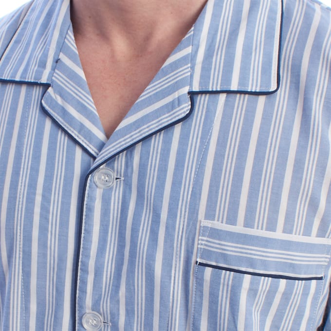KLP5 heren poplin stijl pyjama's