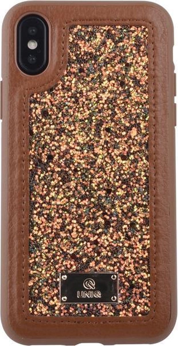 UNIQ Accessory iPhone X-Xs Hard Case Backcover glitter - Bruin