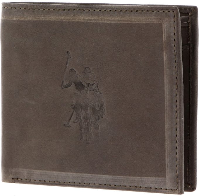 U.S. POLO ASSN. Portemonnee Rock Springs Horizontal Wallet Beige Bruine