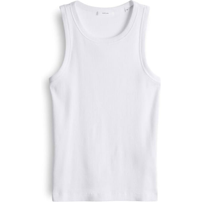 Slim fit tanktop van katoenmix model 'Ilesso'