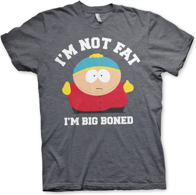 South Park I'm Not Fat I'm Big B-on-T-shirt Dark-Heather