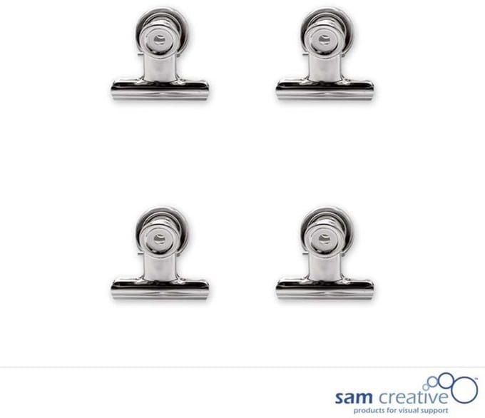 Sam Creative Whiteboard Magnetische Papierklem - set 4 stuks