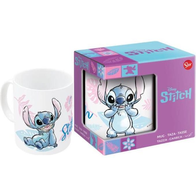Lilo & Stitch: Keramische mok, 325ml - Stitch (Giftbox) Blue Forest, Lilo mok, Lilo en Stitch, Lilo en stitch beker