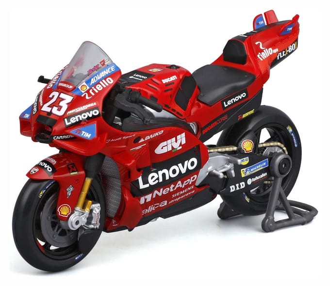 Maisto Ducati Gp24 - Modelauto - Schaal 1:18 - Rood/Zwart