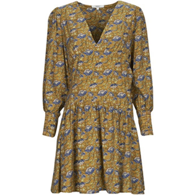 Pepe Jeans Avi Korte Jurk Met Lange Mouwen Bruin M Vrouw