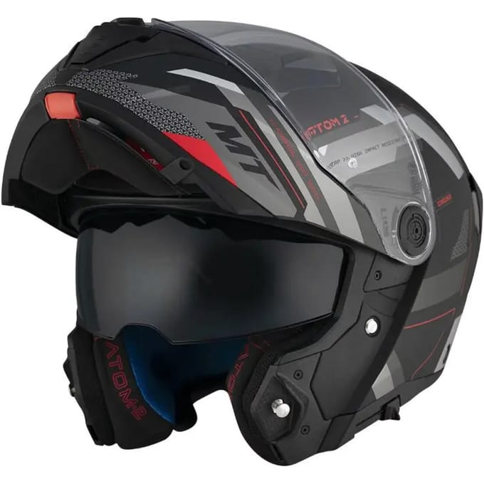 Modulaire motorhelm MT Helmets Atom 2 Sv Bast D5