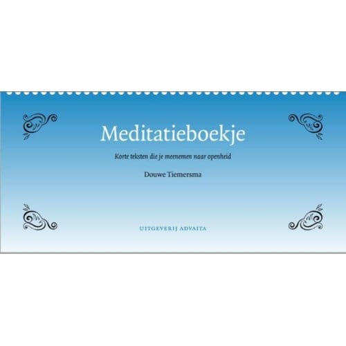Meditatieboekje - Douwe Tiemersma