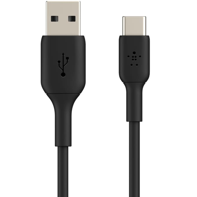 Belkin BOOST↑CHARGE - USB-A naar USB-C Kabel - 0,15 Meter - 12W - Zwart