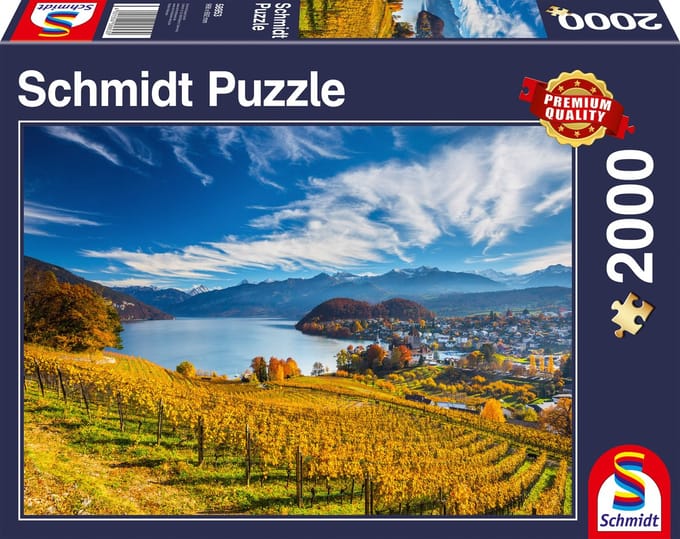 Schmidt - Legpuzzel - Wijngaarden - 2000 stukjes - Volwassenen - vanaf 14 jaar
