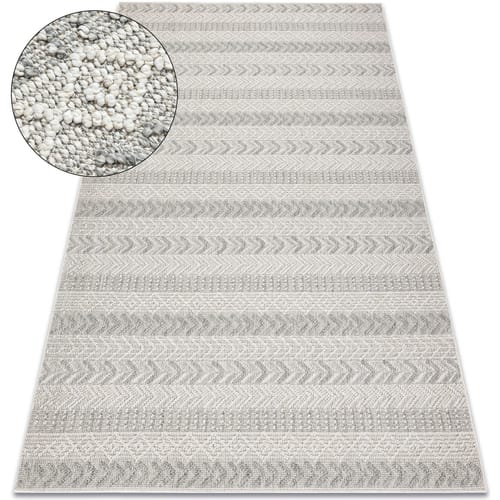 Kleden Rugsx Tapijt JERSEY 19243 grijs - Chevron, structureel, 60x100 cm