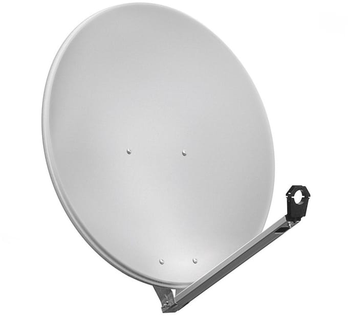 Pro 80 cm Aluminium satellite dish light gray - for i