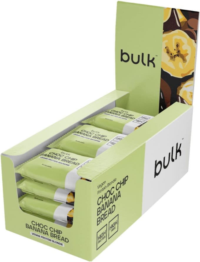 Bulk Vegan Protein Brownie (12x60g) Choc Chip Banana Bread - Repen - Eiwit Repen