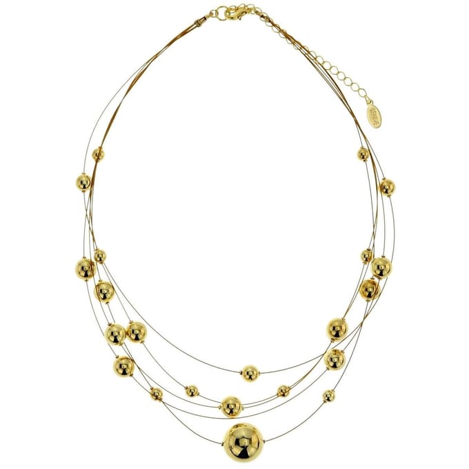 Behave - Ketting - Goudkleur - Met Parels - 46 cm