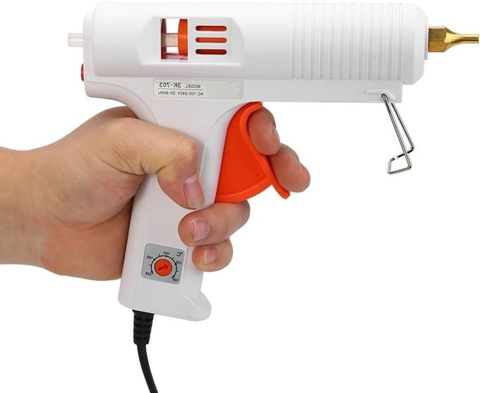 Professionele Heetlijmpistool 110W - Snelle Verwarming, Verstelbare Temperatuur voor Creatieve Klussen en Reparaties