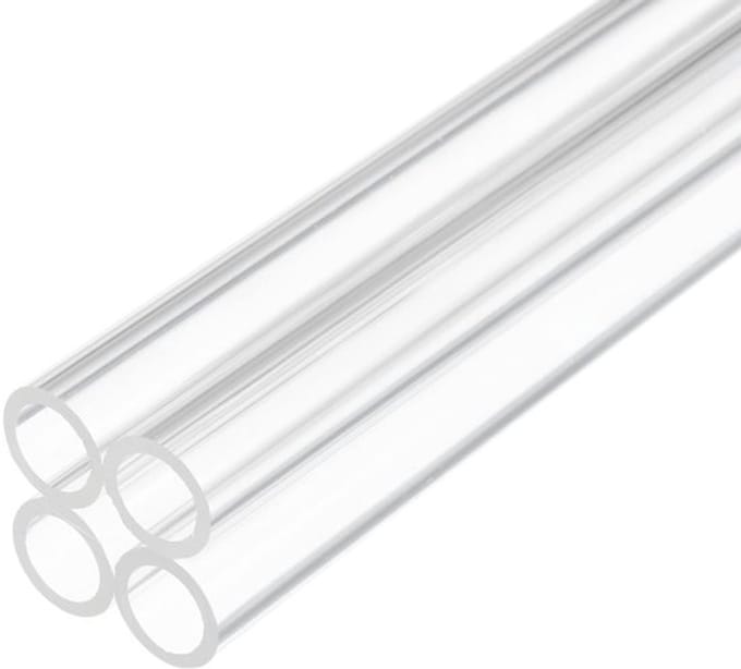 Allecto - 6 inch doorzichtige plastic buis - acryl en polycarbonaat