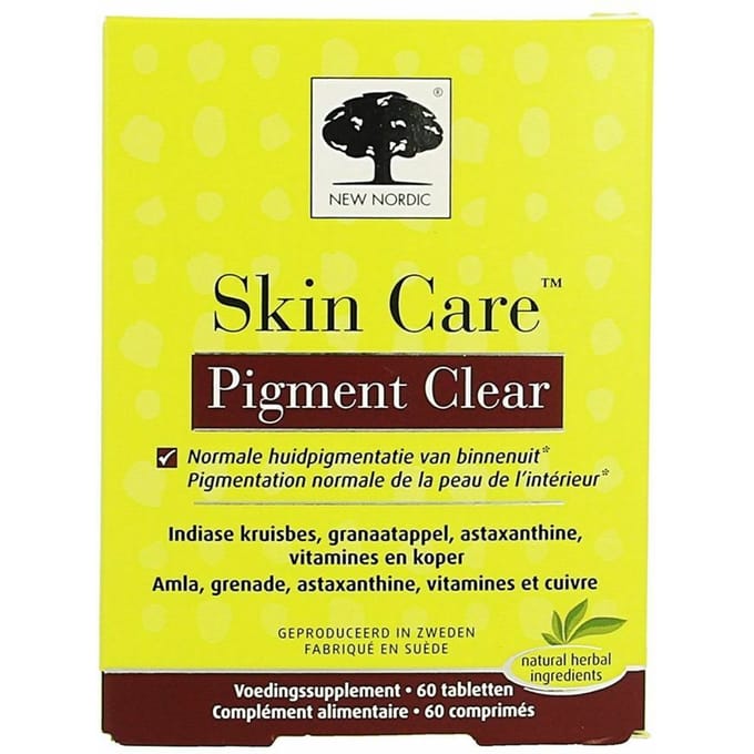 New Nordic Skin Care Pigment Clear Tabl 60