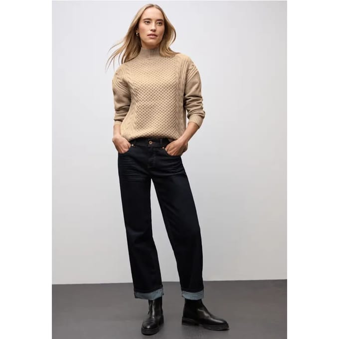 Jumper met kabelpatroon