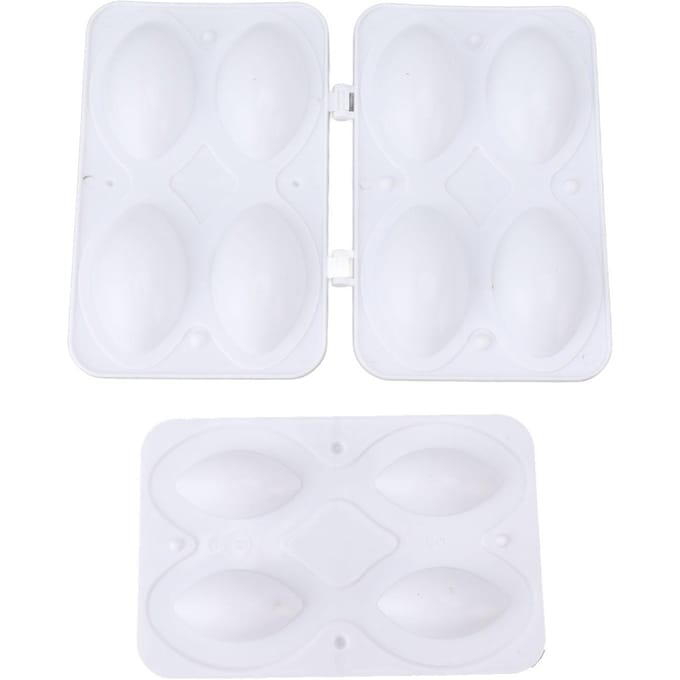 Lot de 2 moules à boulettes de viande manuels, pour pain de viande, presse à faire soi-même, outil de cuisson 4 L white