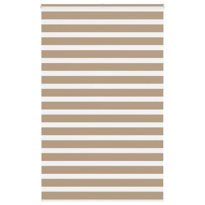 vidaXL - Zebra - Blind - 150x230 - cm - stofbreedte - 145,9 - cm - polyester - zandbruin
