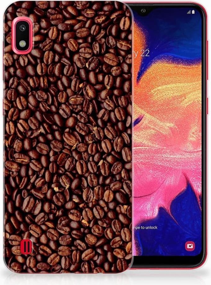 Samsung Galaxy A10 Siliconen Case Koffiebonen