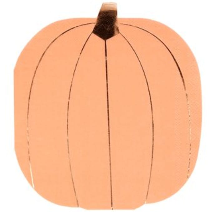Servetten Pumpkin Pastel Halloween (16st) Meri Meri