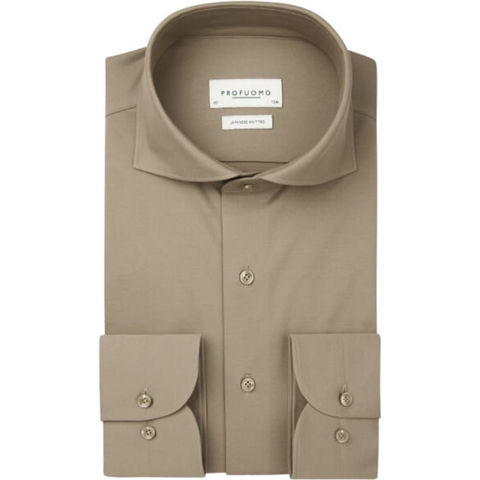 Profuomo Japanese knitted dress shirt