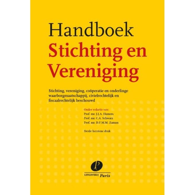 Handboek Stichting En Vereniging
