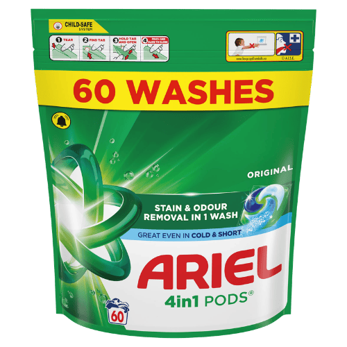 Ariel 4 in 1 Original Wasmiddelcapsules - 60 stuks